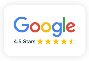 Google 4.5 star rating